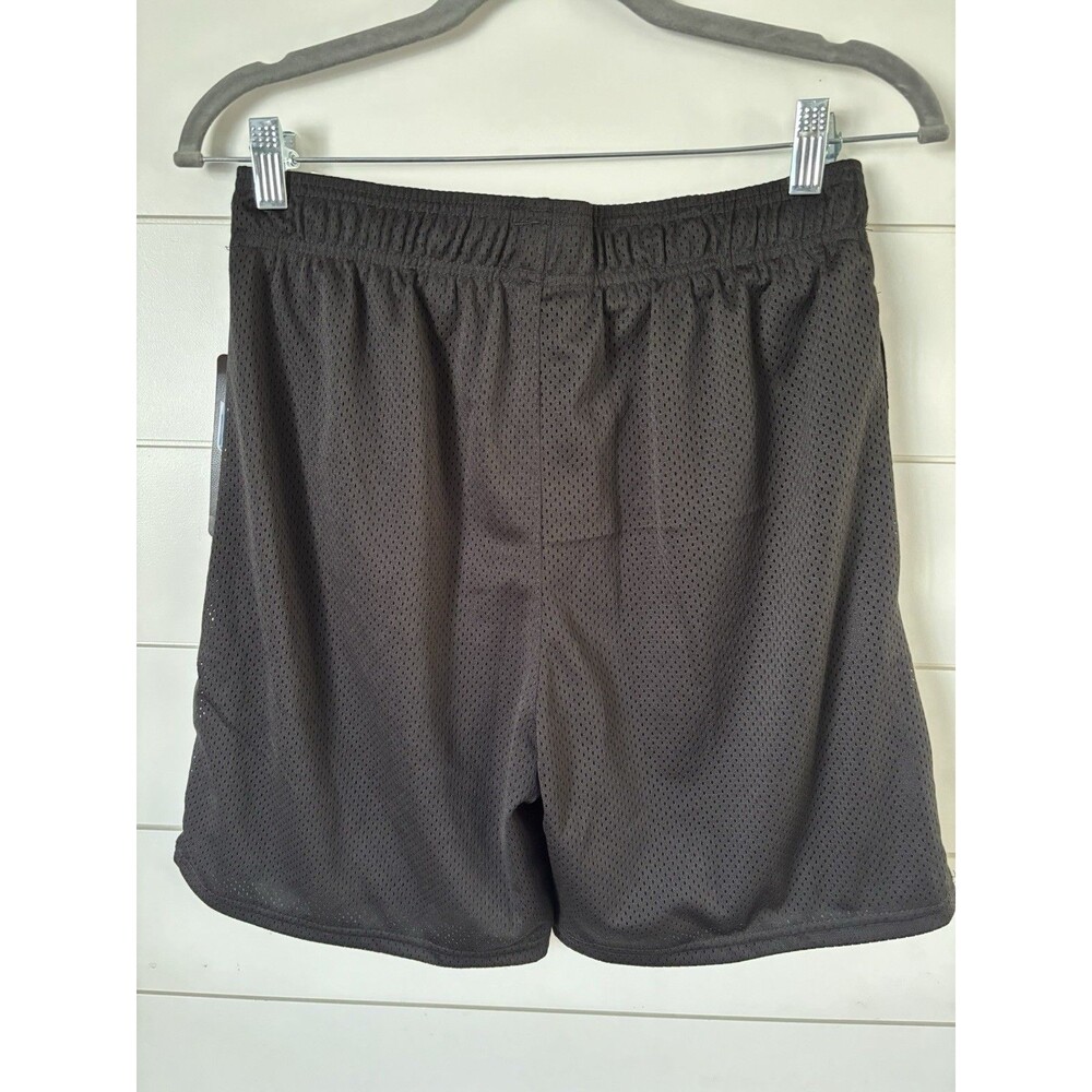 MENS KANSAS CITY CHIEFS Mesh SHORTS Pockets BLACK Unisex Size Small - Picture 4 of 5